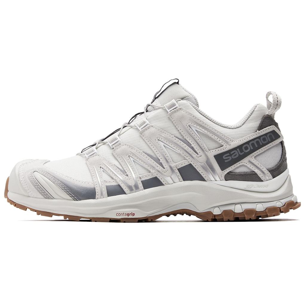 SALOMON Xa Pro 3D Suede Mesh Minimalist Comfortable Low-Top Outdoor Functional Shoes Unisex Shoes Gray White Feather-Gray 472436