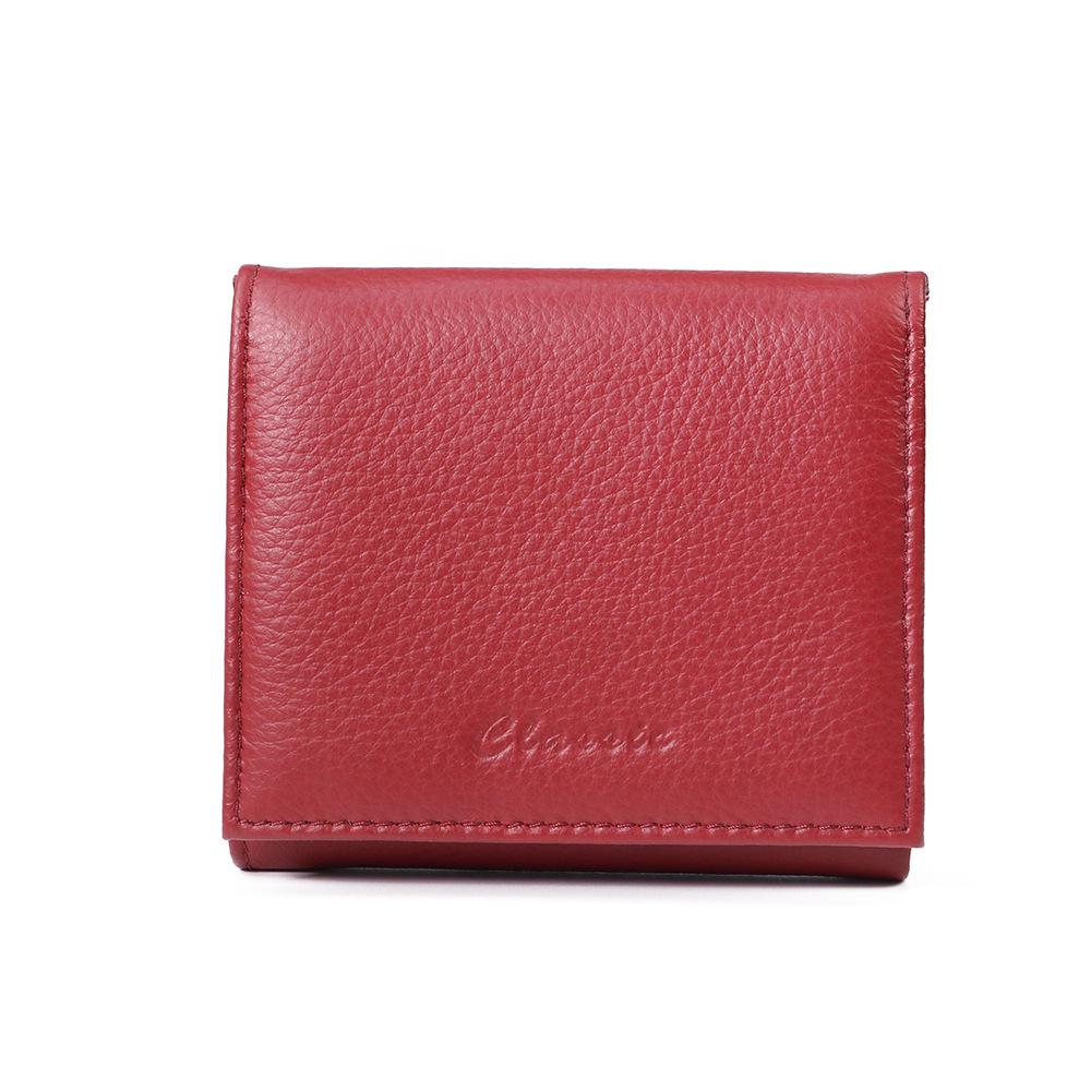 Женский кошелек и монетница из натуральной кожи