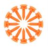 100Pcs Professional Short Golf Tees Plastic Step Down Cactle Tee Double Deck Golf Tees for Golf Practice Part