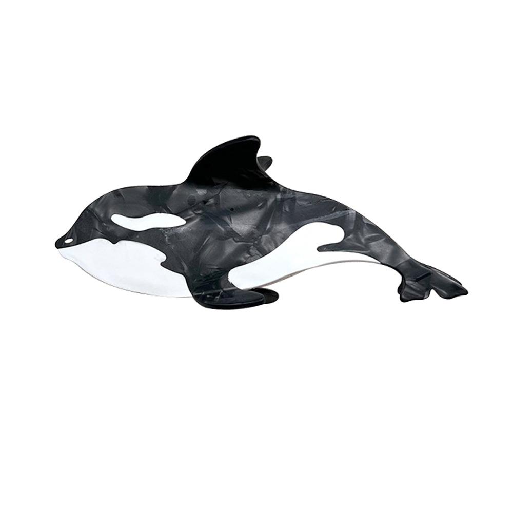 Ацетатный захват для волос серии «Морская биология» Индивидуальный захват для волос из акульего волоса Коготь для путешествий