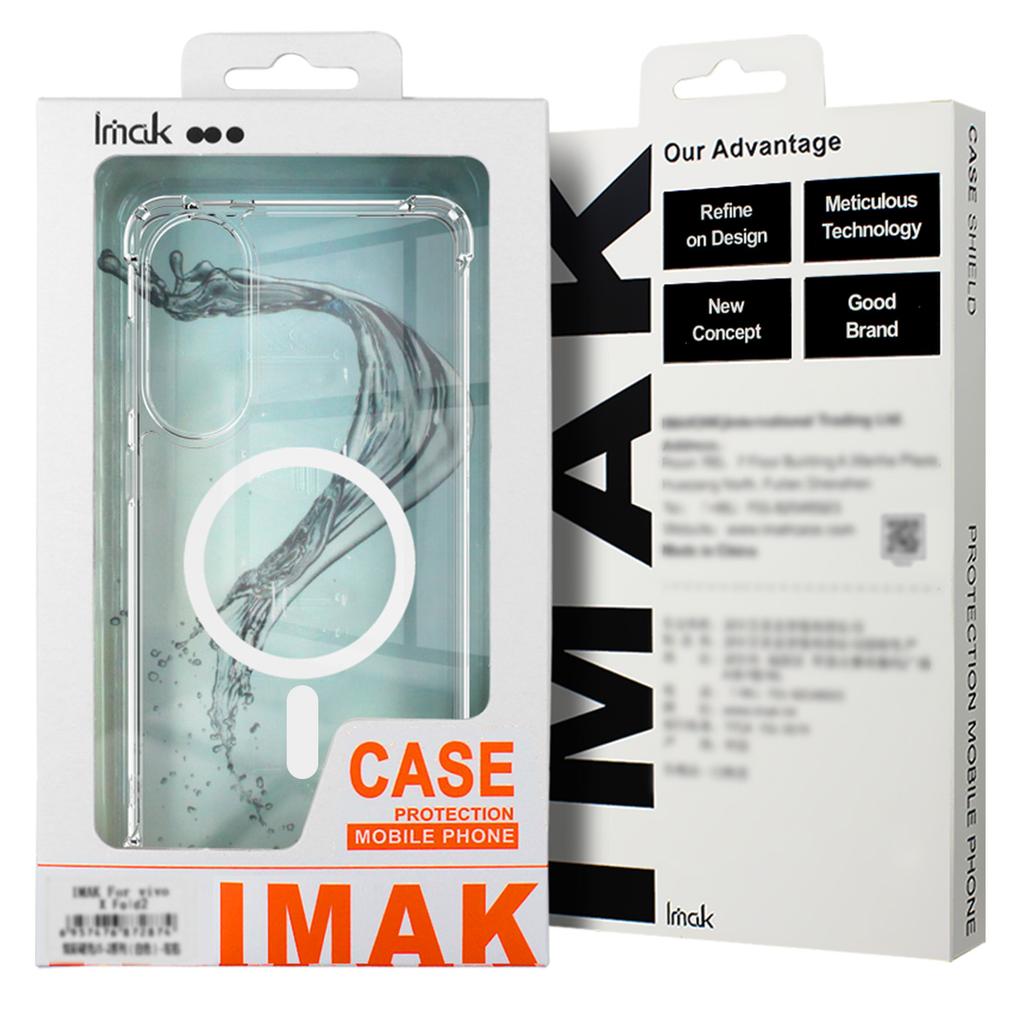 For Redmi 15 4G 5G Phone Case IMAK Shock-resistant Soft Space Magnetic Case