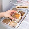 1PCS Food Grade Refrigerator Storage Fruit Vegetable Preservation Prepare The Dishes Divided Box Japanese Frozen Meat Packaging Box