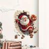 1pc Santa Claus Wall Decal - Removable Christmas Sticker, Suitable for Living Room and Home Decor,Easy To Install  Room Decor