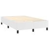 Maison Exclusive - Sommier à lattes de lit avec matelas blanc 120x190cm similicuir