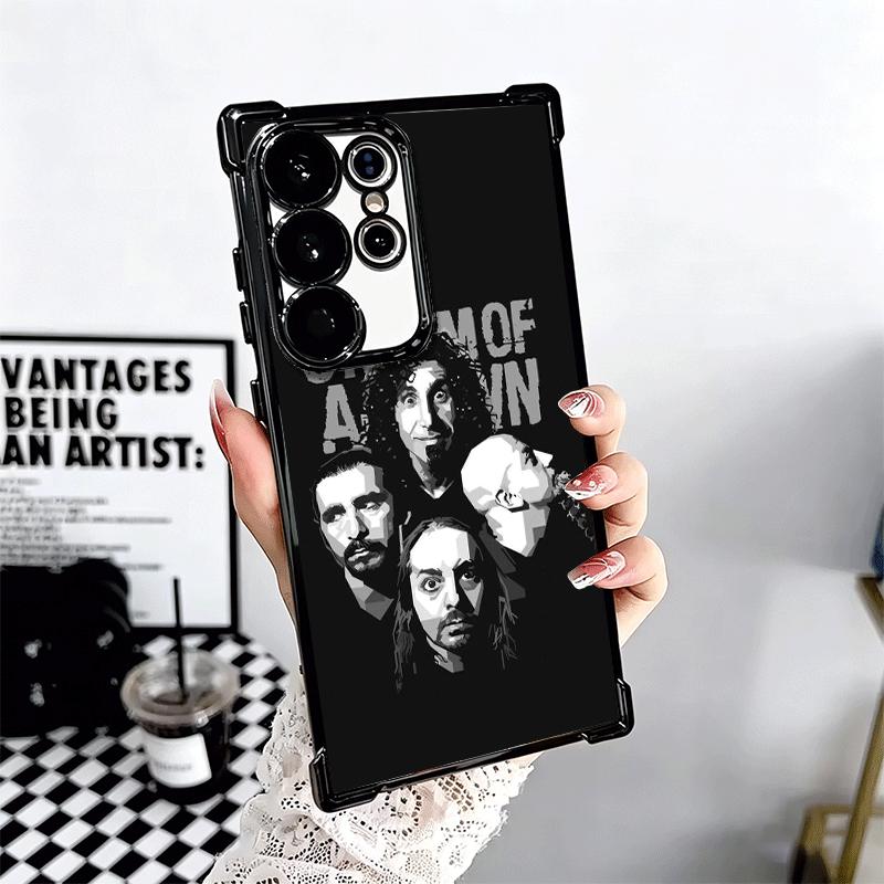 Мягкий чехол для телефона System Of A Down для Samsung Galaxy S26 Ultra S25 Edge S24 FE S23 Plus S22 S21 + S20 Покрытие Защита от падения Fundas