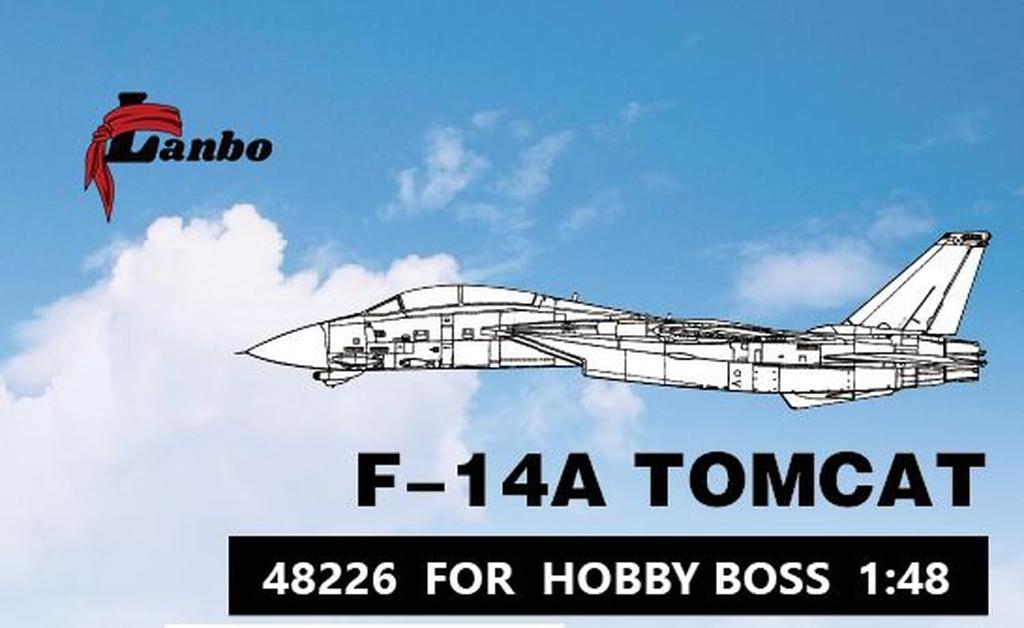 Lambo Models 1/48 F-14A Интерьер 3D Декаль (для Hobby Boss) Наклейка для пластиковой модели LNB48226 (Самолет)