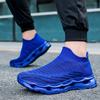 Women's Black Blue Green Khaki Driving Shoes Men Casual Slip on Walking Socks Shoes Couple Jogging Sneakers for Students Plus Size