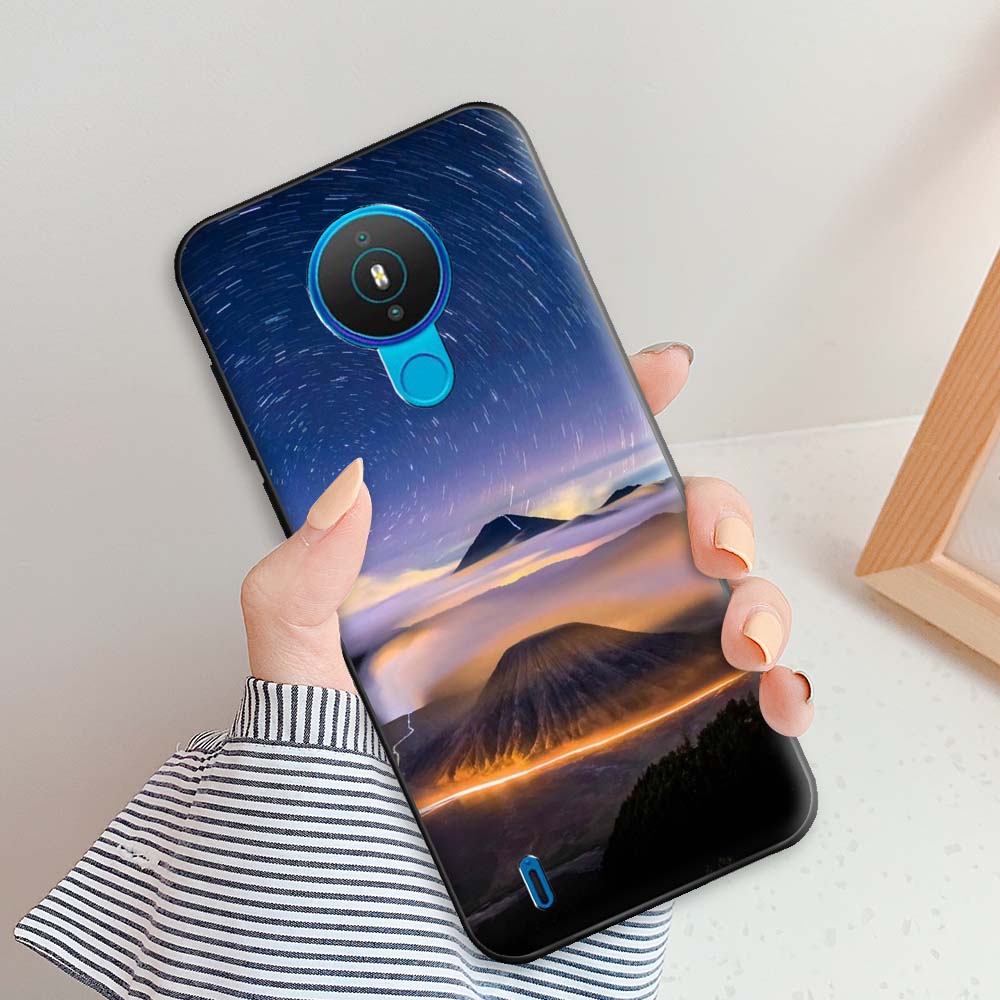 Для Nokia 1.4 Чехол Nokia 3.4 Модные Мраморные Чехлы Для Nokia 7.2 Nokia 5.4 Nokia 6.2 Защитный Силиконовый Задний Чехол Корпус Бампер