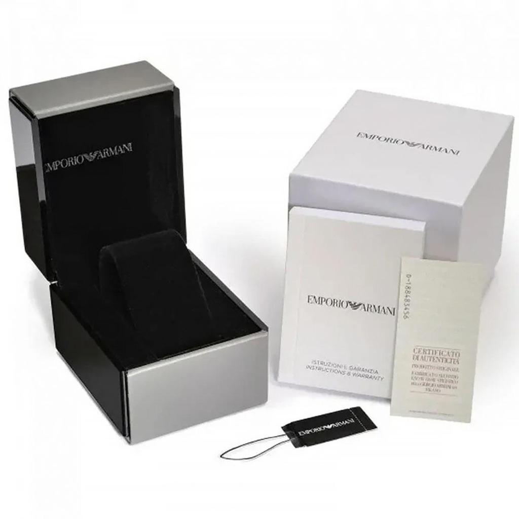 Emporio Armani AR1421 Черные керамические мужские часы с хронографом