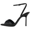 Lightweight Open-Toe High Heel Sandals With Ankle Strap 9cm Women Sandals Black 12310510800
