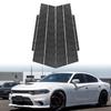 6 шт. для Dodge Charger 2011-2023 эффект карбонового волокна на зеркалах, накладка на среднюю стойку двери, центральную стойку BC