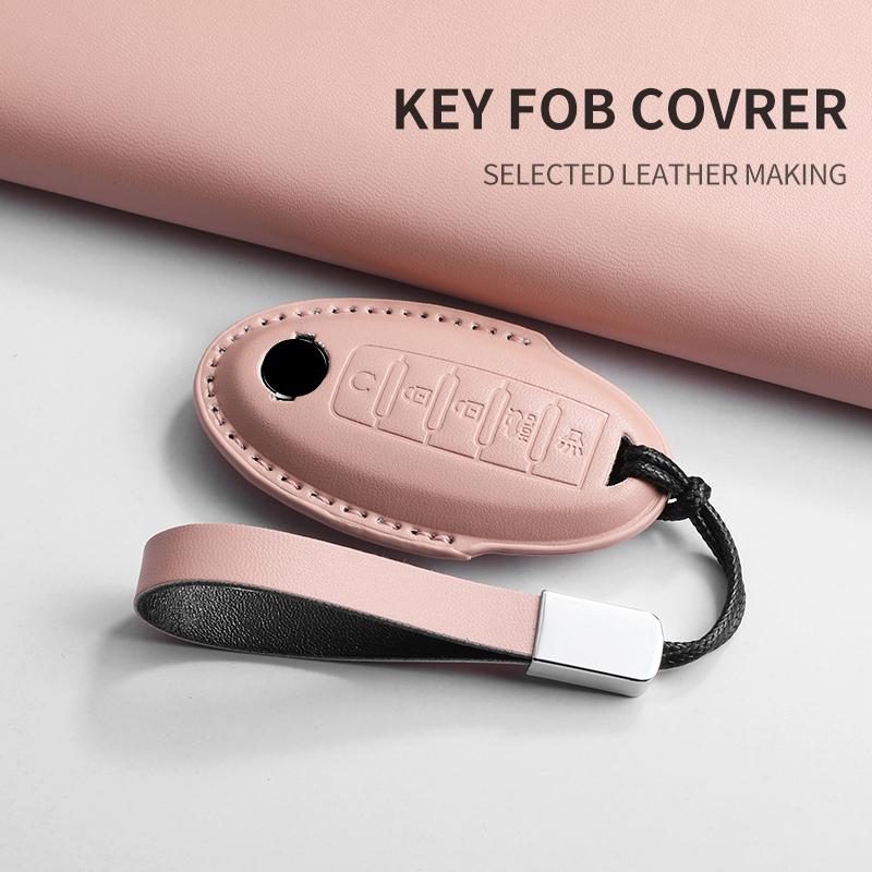 5 Buttons Car Key Case Cover For Nissan Rouge Maxima Altima Sentra Murano Qashqai Car Remote Key Case Cover Keychain Accessories