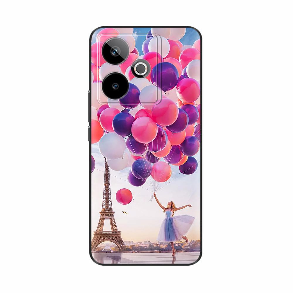 Чехол для Realme GT 7 Силиконовый Мягкий ТПУ Задняя крышка телефона Для Realme GT 7T Чехол Милые Мультяшные Чехлы Для Oppo Realme GT7 Fundas Сумки