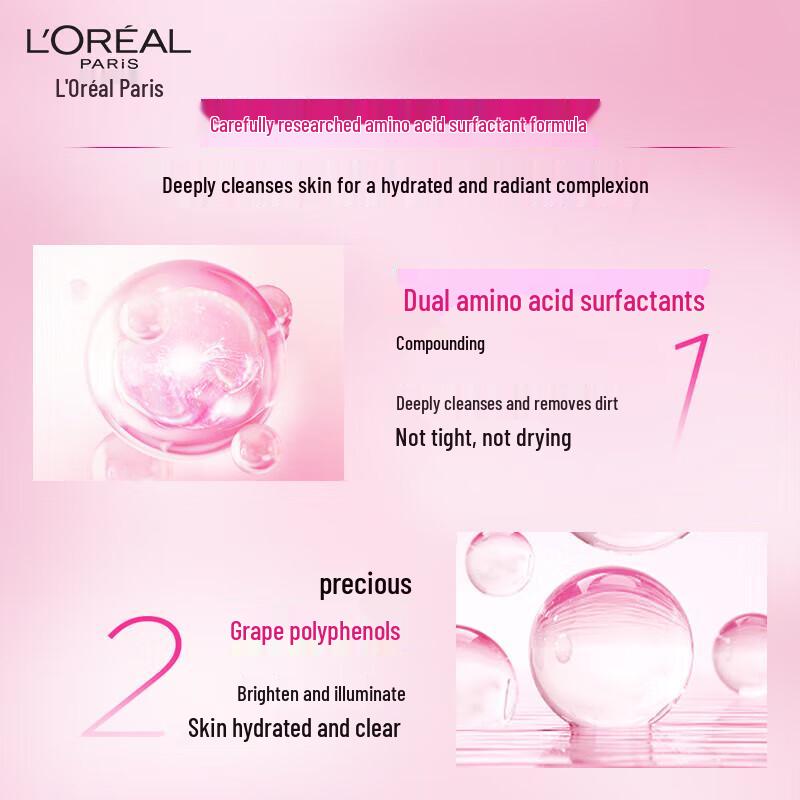 L'Oréal Hydrafresh Grape Seed Hydrating Cleanser