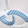 Toilet Seat Cushion Cover Washable Thickened Toilet Mat Soft Warmer Toilet Seat Cover Bathroom Accessories Reusable