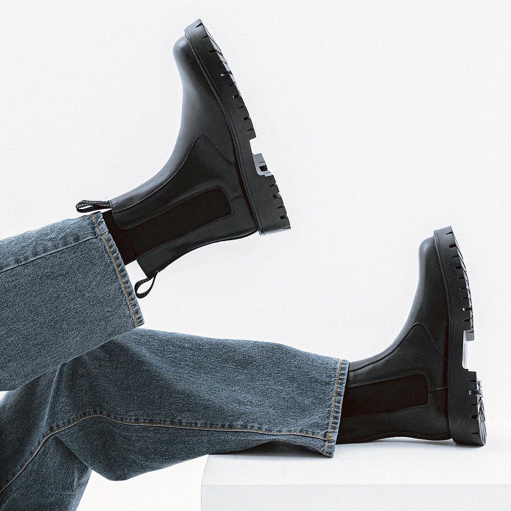 [BSQTBYCLASSY] B2405 Masabelde Commando Chelsea Boots, B2405, 7000030978, Popular Korean Shoes