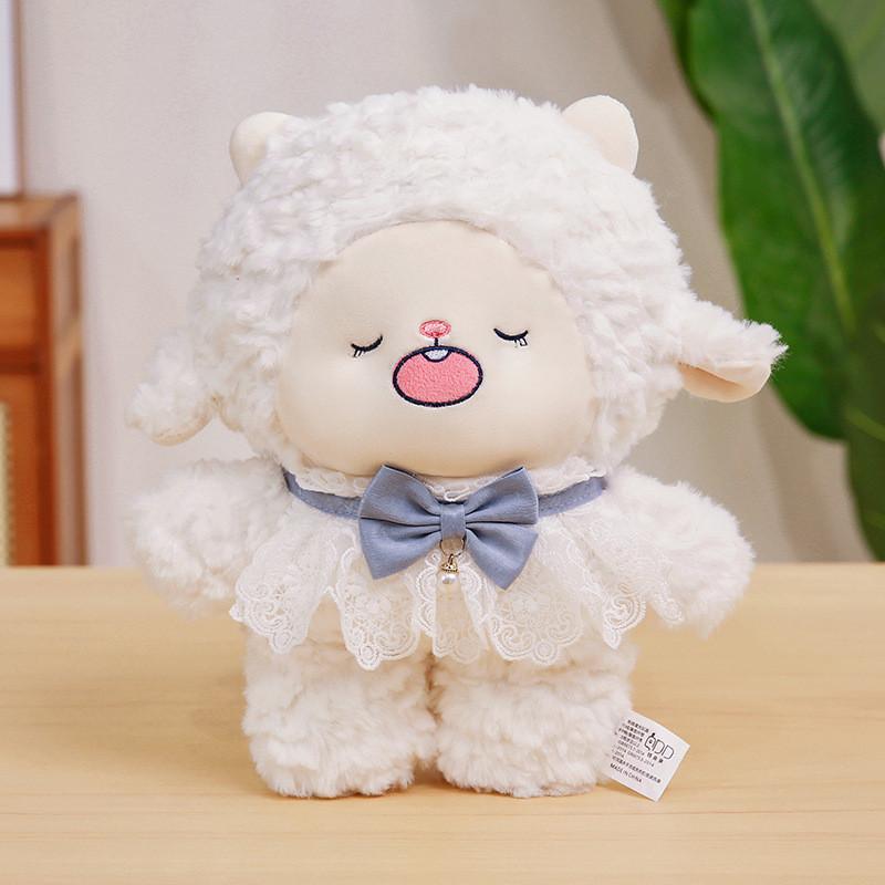 Adorable Plush Sheep Doll Soft Toy Perfect For Kids Bedtime Cuddles And Birthday Gifts