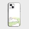Cute Cartoon Rabbit Phone Case For iPhone 17,16,15,14,13,12,11 Plus,Pro Max,XS,X,XR,SE,Mini,8,7,Soft Silicone Black Cover