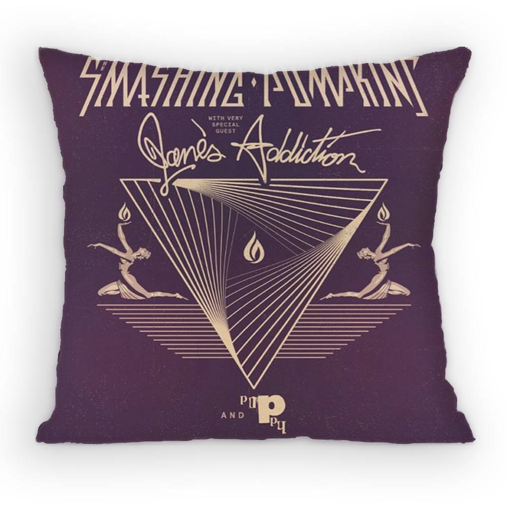 The SSmashing PPumpkins Billy Pillow Case Sofa Living Room Bedroom Headboard Backrest Cushion Square Cushion Nap Time