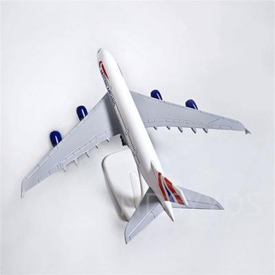 Металлический Самолет 20см A380 British Airways Масштабная Модель 1/400 Литой Сплав Самолет 380 Авиационный Самолет Игрушки Подарок Дисплей