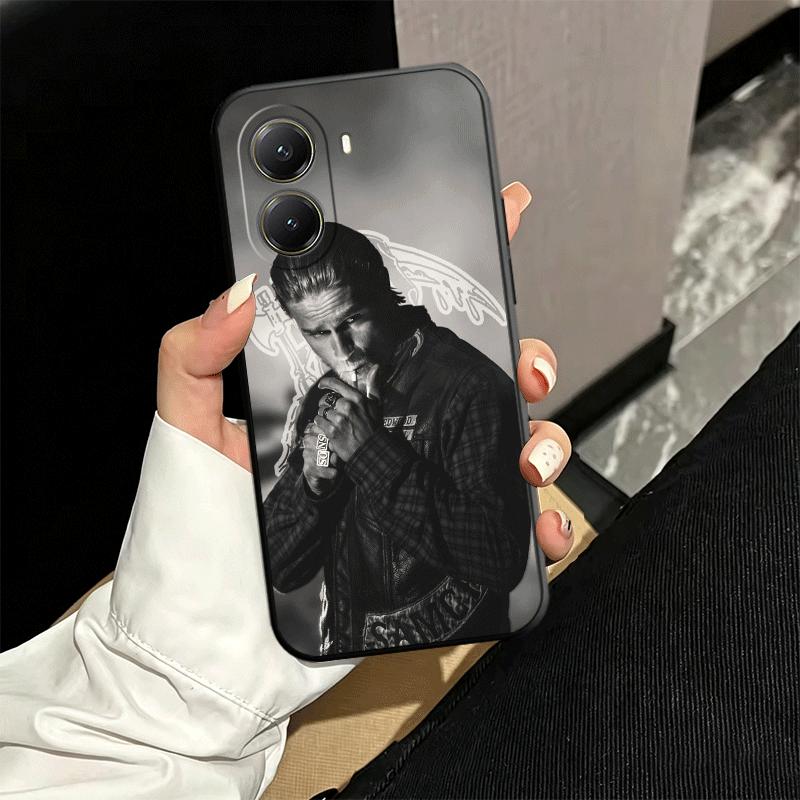 Мягкий чехол для телефона Сыны Анархии для Xiaomi Poco X5 X6 X7 X8 Pro Max X3 F7 F8 Ultra M8 M7 M6 M5 Redmi 15 15C 14C 13C 12C X4 F6