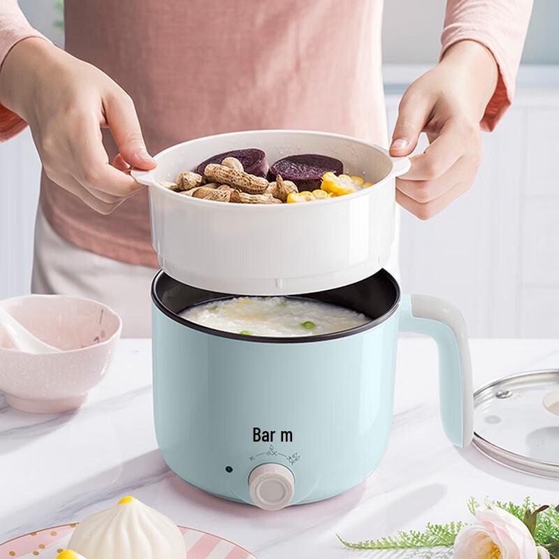 Bear Stainless Steel Electric Cooking Pot CN plug (adapter included)
