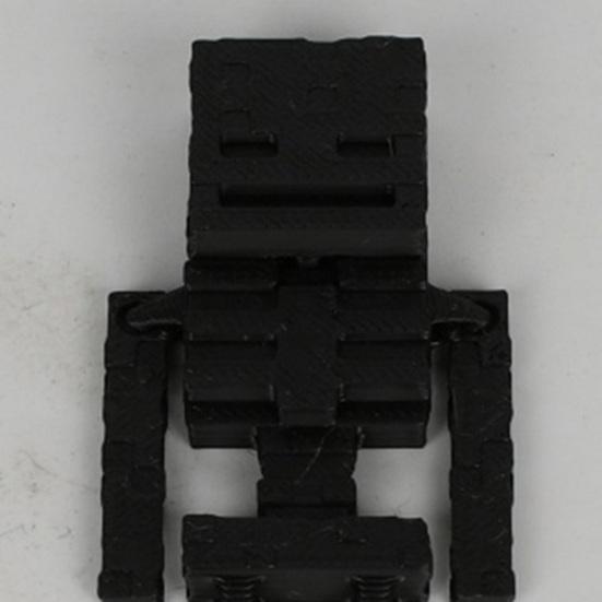 Пиксельный Робот Орнамент Игрушка-Непоседа Мини Фигурка Робота Игрушка для DIY Сборки Фигурка Робота Снятие Стресса