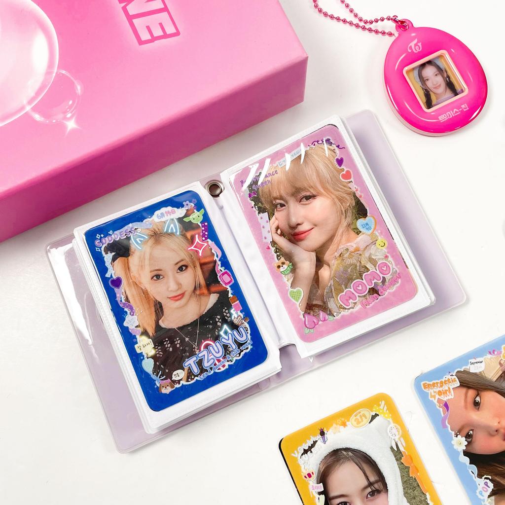 Twice Прозрачная рамка для фотокарт для украшения ONCE Прозрачная рамка для карт KPOP