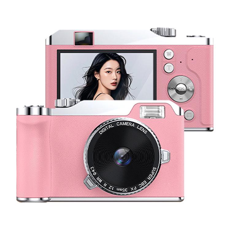 HD Pixel Dual Selfie Retro Mini Mirrorless Camera for Students