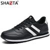Мужские летние повседневные кроссовки кожаные сетчатые дышащие качественные высоковулканизированные обувь теннисная мужская плоская обувь Zapatillas Hombre