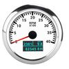 Стрелочный тахометр 3 в 1 об/мин IP67 Многофункциональный датчик температуры воды, давления масла, тахометр для автомобиля, лодки, грузовика