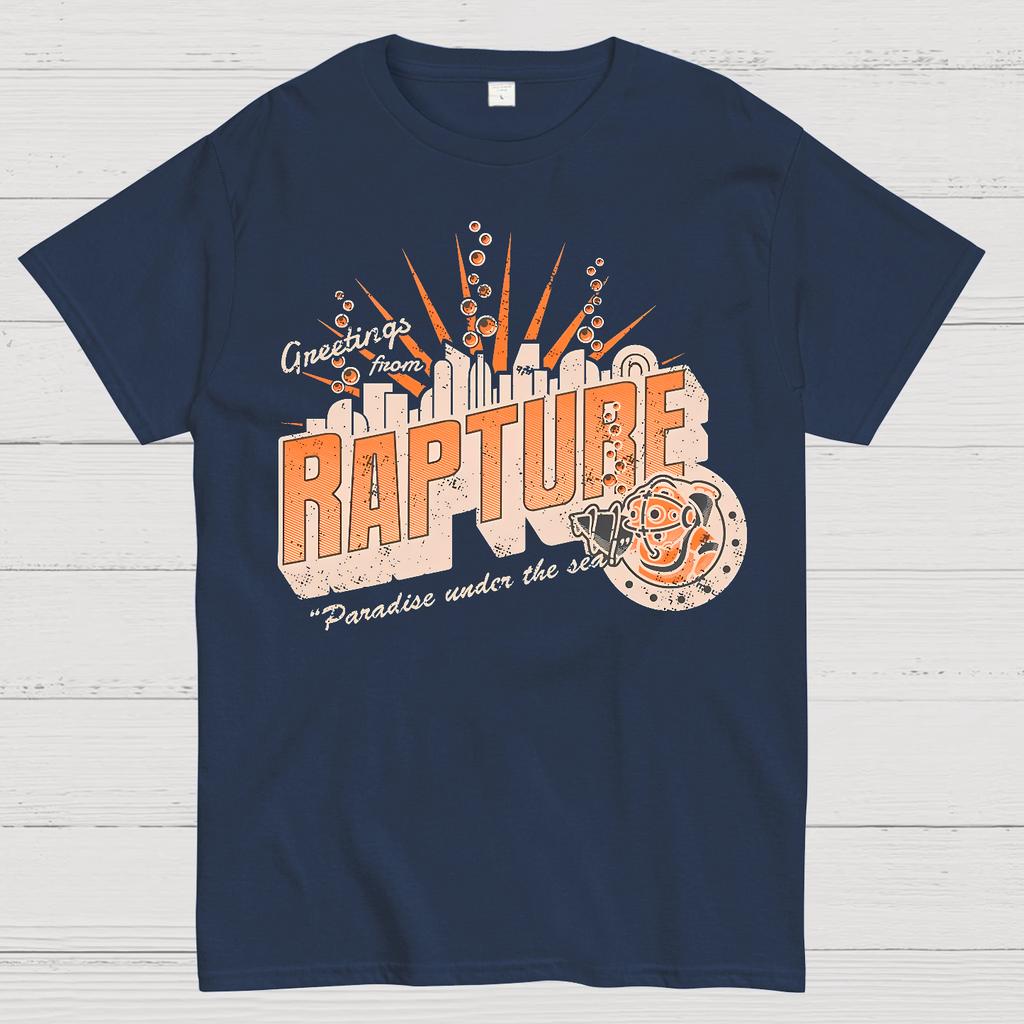 Greetings From Rapture! Unisex 100% Cotton Summer Casual Cool Loose T-Shirt
