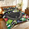 Dom Perignon Pattern Bedding Set Quilt Cover Pillowcase Home Decor Gift (1 * duvet cover + 2 * pillowcase, without core)