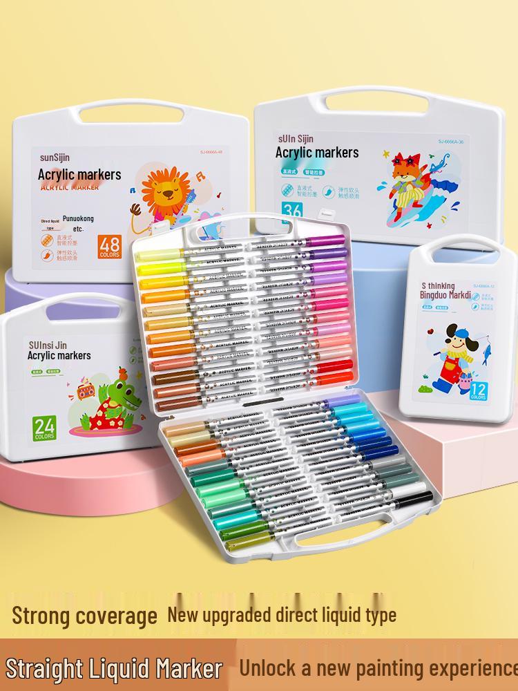 Акриловый маркер Арт Профессиональный - Акриловый маркер-акварель с тонким наконечником