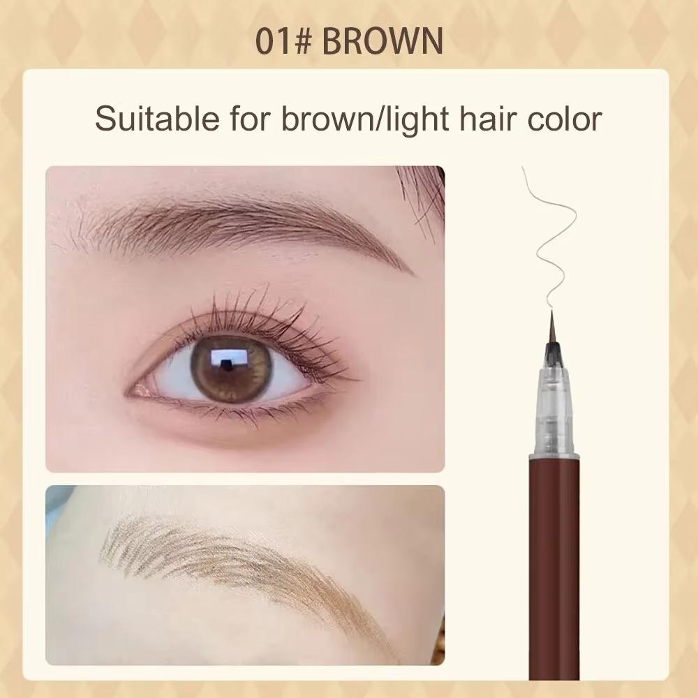 0.01mm Ultra Fine Liquid Eyebrow Pen Waterproof Natural Not Smudge Eyebrow BIYA Makeup Pencil