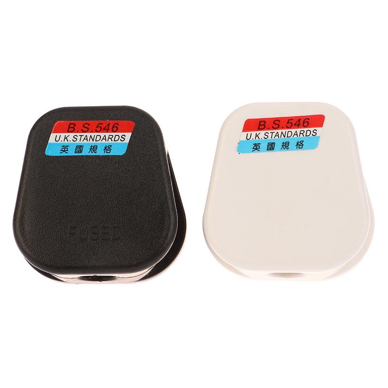 Uk Standards British Mains Square Pin Plug 3 Pin 13A Plugs Grounded 230V 3Pin Fused Adaptor Power Cable Connector Wire Converter