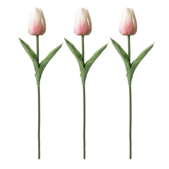 3 шт. искусственных тюльпанов, поддельные тюльпаны с гибкими стеблями, реалистичные искусственные тюльпаны для самостоятельного создания цветочных композиций, украшений для дома, свадьбы, вечеринки