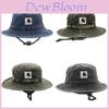 Fisherman Hat Men Women Outdoor Sun Protection Cotton Wide Brim Foldable Mesh For Summer Fishing Trips