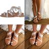 Elegant Women's Lace Boho Sandals With Ring Toe For Ultimate Summer Comfort