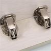 Soft Close No Punching Required Spring Hinges,No Pre-drilled Noiseless Hidden Concealed Cabinet Hinge Furniture Hinge