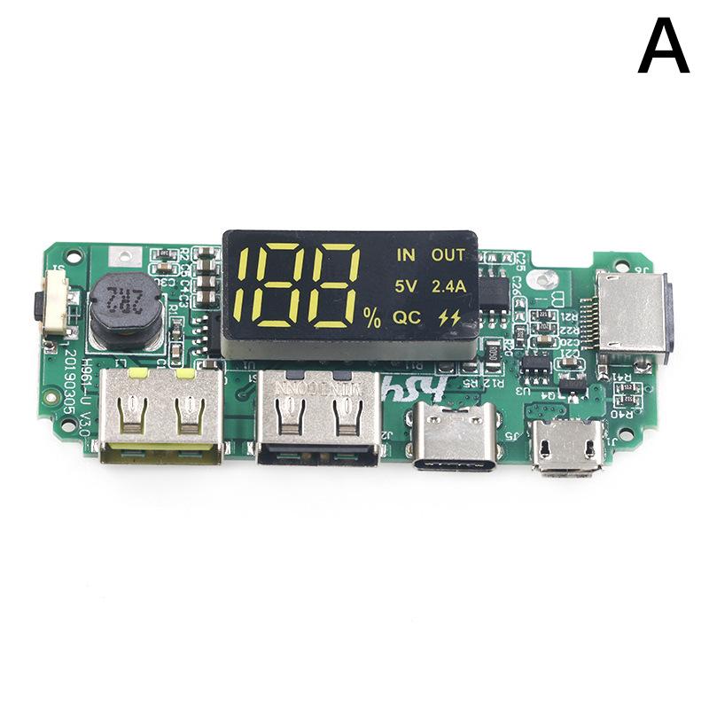 Светодиодный двойной USB 5 В 2,4 А Micro/Type-C Usb мобильный блок питания 18650 зарядный модуль зарядное устройство для литиевой батареи