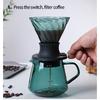 Набор кофейников для обмена кофе, термостойкое стекло, кофеварка, фильтр, чашка-ковш, ручное заваривание, инструменты для эспрессо, бариста