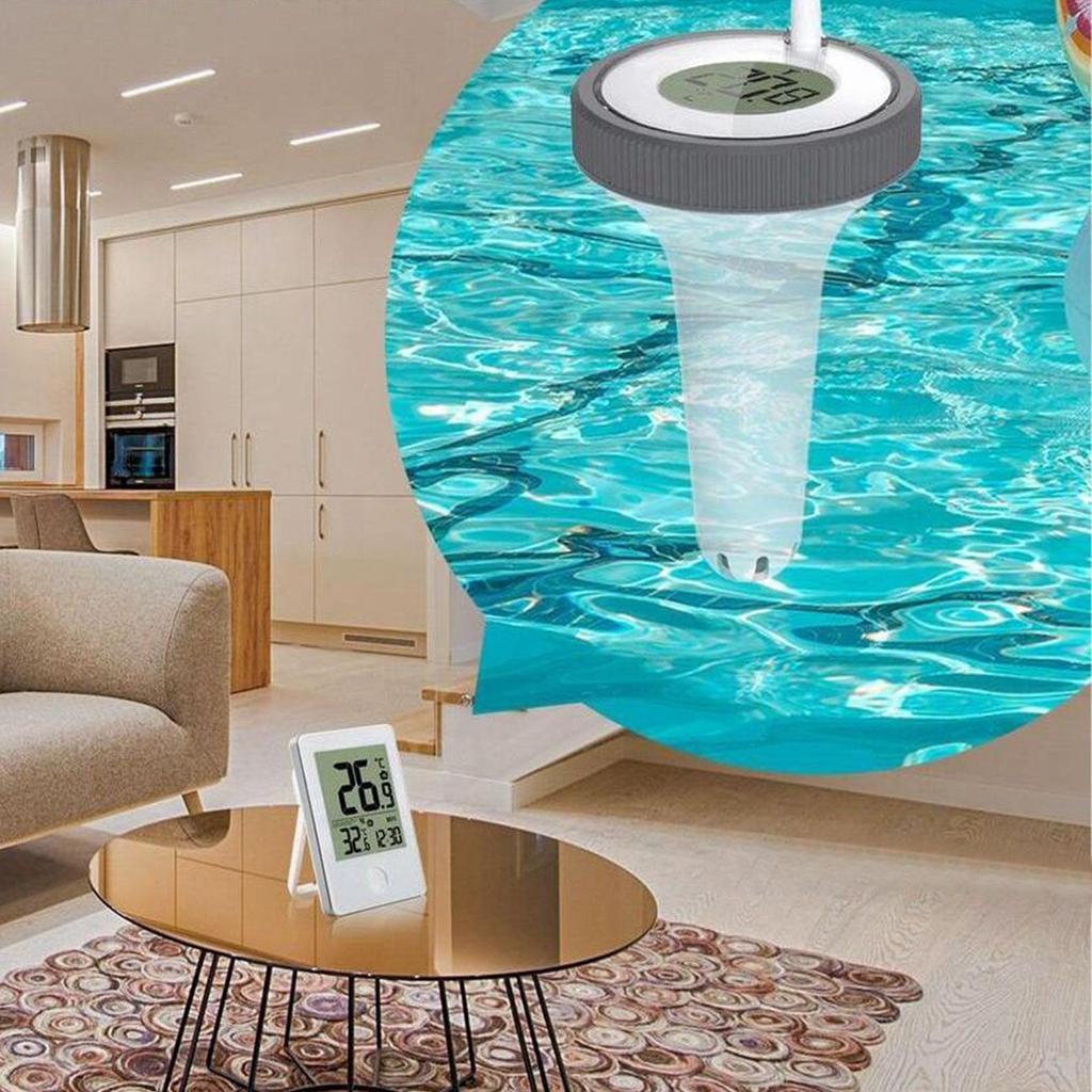 Swimming Pool , Bathtub Water Temperature Gauge, Wireless Floating Indoor And Outdoor
