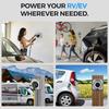 50 Amp RV Power Outlet Box, 125V/250V NEMA 14-50R RV Outlet, Weatherproof Electrical Box With Receptacle Panel, Outdoor Power Box For RV'S Campers
