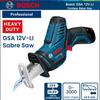 Bosch GSA 12V-LI Сабельная пила 12В Аккумуляторная сабельная пила Перезаряжаемый резак по дереву и металлу с 2 режущими лезвиями 1 литиевая батарея