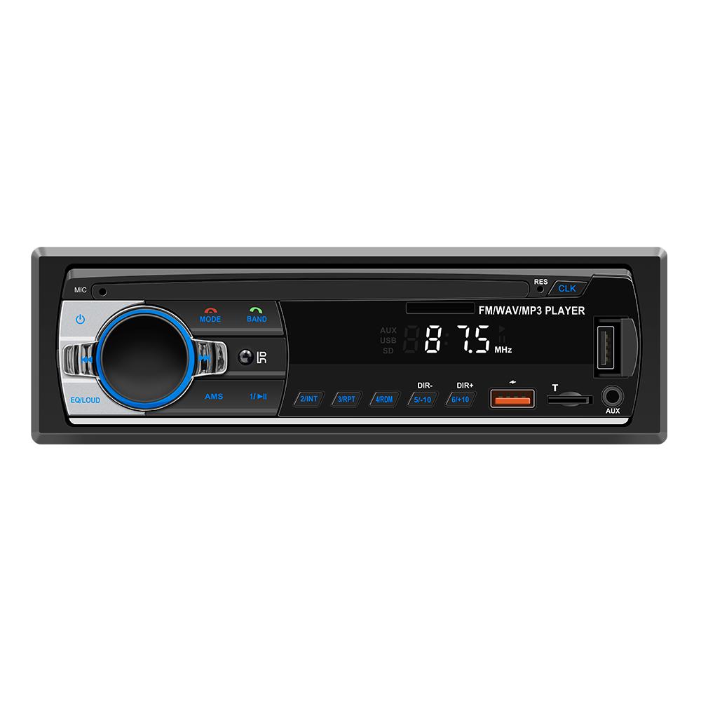 Car MP3 Player FM Radio AUX Input Bluetooth Connection Stereo Playback Power Off Memory JSD 520 530