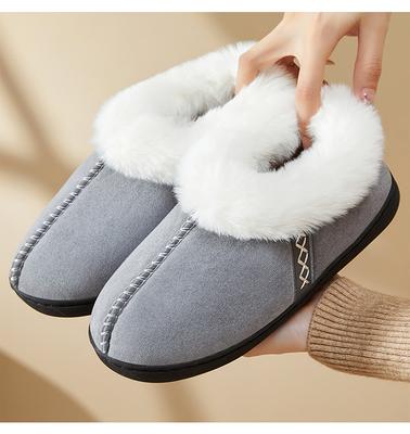 Модные Crestar Зимние Меховые Плюшевые Тапочки для Женщин Новые Мягкие Удобные Теплые Домашние Уличные Хлопковые Туфли Дамские Шлепанцы Пушистые Тапочки