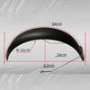 Bike Fender Practical Wheel Protection Replacement Bike Mudguard for 20inchx5.0inch Wide 127mm Mountain Bikes Road Bikes