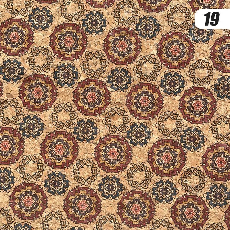 100X135См Принт на пробке Натуральная кожа из пробки Ткань для шитья своими руками Цвет дуба Ткань для дома Диван Автомобиль Сумка Декор Материал с текстурой дерева Ремесло