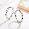 Bamboo Shape Earrings for Women Simple Cold Style Sweet Grace Cool Trendy Minority Design Earrings Personalized Temperament Earrings